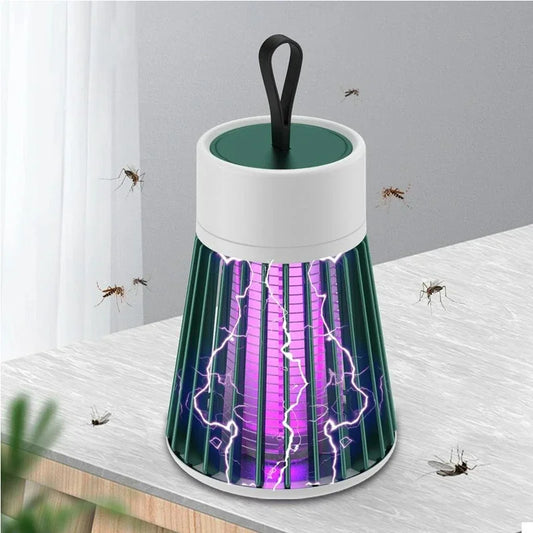 Lâmpada Elétrica Mata-mosquitos à Prova d'água, Silenciosa, Carregamento USB, Ambientes livre De Mosquitos